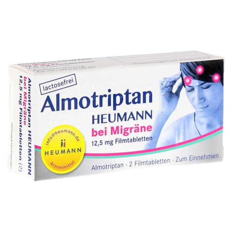 Almotriptan Heumann bei Migrne 12,5mg 2 Stck N1