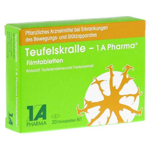 TEUFELSKRALLE-1A Pharma Filmtabletten 20 Stck N1