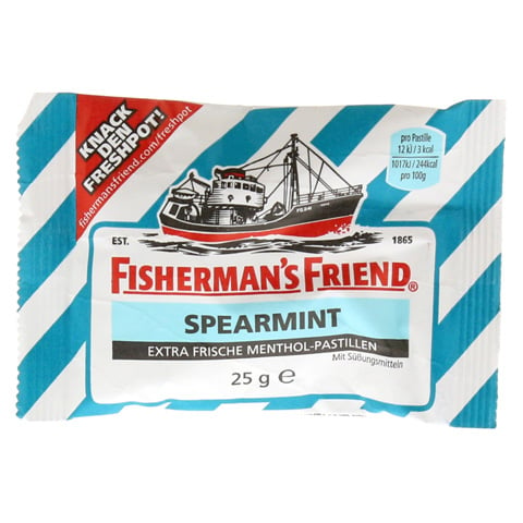FISHERMANS FRIEND Spearmint ohne Zucker Pastillen 25 Gramm