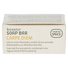BIONATUR Soap Bar Carpe Diem gut.Laune & Lebensfr. 100 Gramm - Unterseite