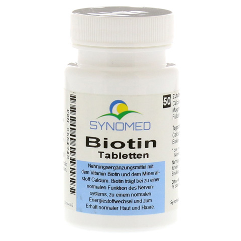 BIOTIN SYNOMED Tabletten 50 Stück