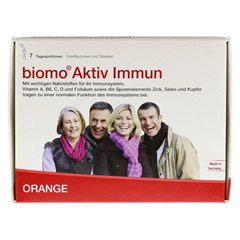 BIOMO Aktiv Immun Trinkfl.+Tab.7-Tages-Kombi 1 Packung - Vorderseite