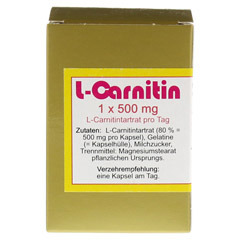 L-CARNITIN 1x500 mg Kapseln 45 Stck - Vorderseite