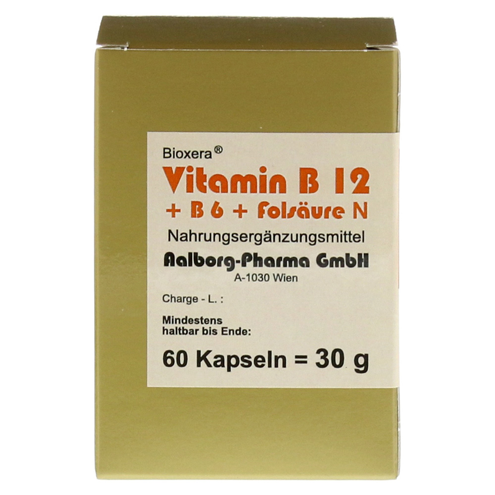 Vitamin B12 + B6 + Folsäure Komplex N Kapseln 60 Stück online bestellen