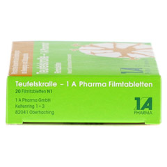 TEUFELSKRALLE-1A Pharma Filmtabletten 20 Stck N1 - Linke Seite