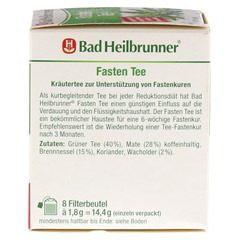BAD HEILBRUNNER Fastentee Filterbeutel 8x1.8 Gramm - Linke Seite