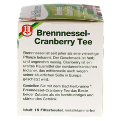 BAD HEILBRUNNER Brennessel-Cranberry Tee Fbtl. 15x1.8 Gramm - Linke Seite