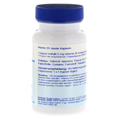 VITAMIN B1 3 mg Junek Kapseln 30 Stück - Rechte Seite