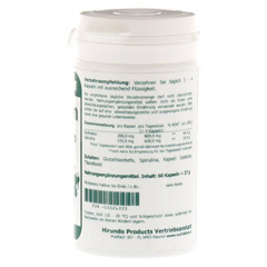 GLUTATHION 200 mg+Spirulina Kapseln 60 Stück - Rechte Seite