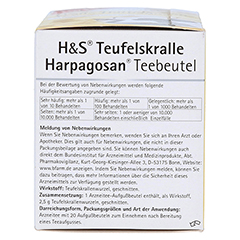 H&S Teufelskralle Harpagosan 20x2.5 Gramm - Linke Seite