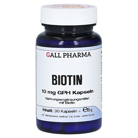BIOTIN 10 mg GPH Kapseln 30 Stück
