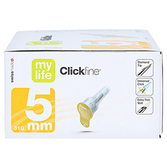 MYLIFE Clickfine Pen-Nadeln 5 mm 31 G 100 Stck - Linke Seite