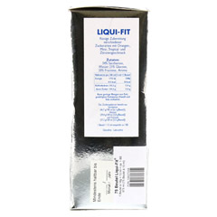 LIQUI FIT flüssige Zuckerlösung Vorratsbox Beutel 75 Stück - Rückseite