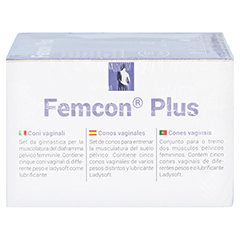 FEMCON Plus Vaginalkonen-Set best.aus 5 Konen 1 Stck - Rechte Seite