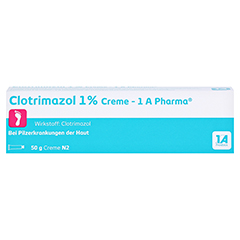 Clotrimazol 1% Creme-1A Pharma 50 Gramm N2 - Vorderseite