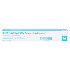 Clotrimazol 1% Creme-1A Pharma 50 Gramm N2 - Unterseite