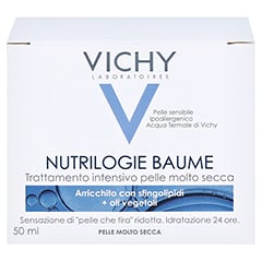 Vichy Nutrilogie Reichhaltig Tagespflege für extrem trockene Haut 50 Milliliter - Rückseite