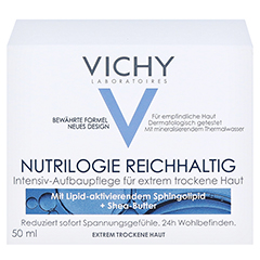 Vichy Nutrilogie Reichhaltig Tagespflege für extrem trockene Haut 50 Milliliter - Vorderseite