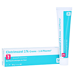Clotrimazol 1% Creme-1A Pharma 50 Gramm N2