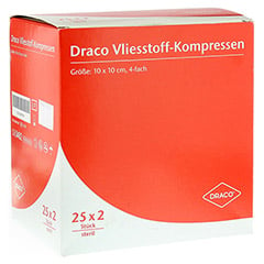VLIESSTOFF-KOMPRESSEN steril 10x10 cm 4fach