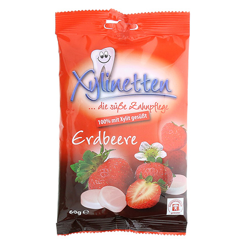 XYLINETTEN Erdbeere Bonbons 60 Gramm