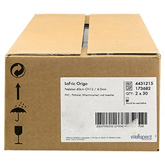 LOFRIC Origo Katheter Nelaton Ch 12 40 cm 60 Stück - Vorderseite