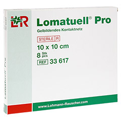 LOMATUELL Pro 10x10 cm steril 8 Stück
