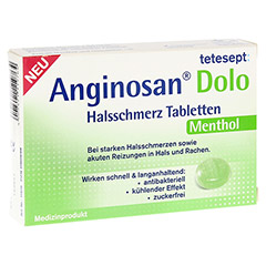 TETESEPT Anginosan Dolo Halsschmerz Tabletten 20 Stck