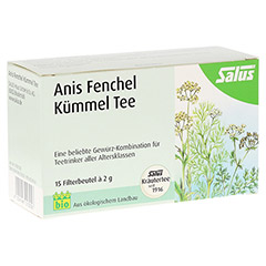 ANIS FENCHEL Kümmel Tee AFeKü Bio Salus Filterbtl. 15 Stück