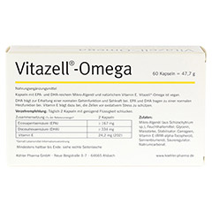VITAZELL-Omega Kapseln 60 Stck - Rckseite