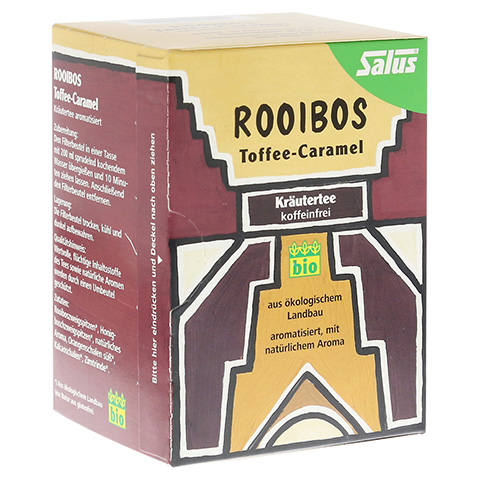 ROOIBOS TEE Toffee-Caramel Krutertee Bio Salus 15 Stck