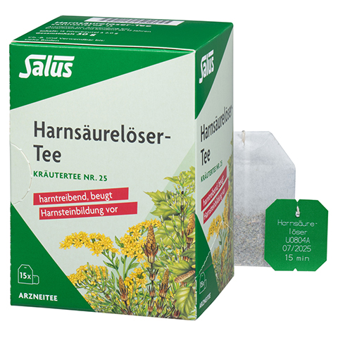 HARNSÄURELÖSER-Tee Kräutertee Nr.25 Salus Fbtl. 15 Stück