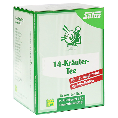 14-KRUTER-Tee Krutertee Nr.1 Salus Filterbeutel 15 Stck