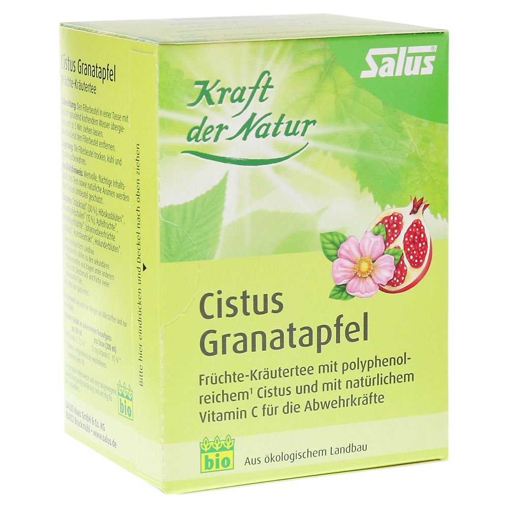 CISTUS GRANATAPFEL Tee Kraft der Natur Salus Fbtl. 15 Stück