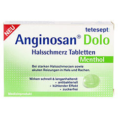 TETESEPT Anginosan Dolo Halsschmerz Tabletten 20 Stck - Vorderseite