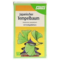 JAPANISCHER Tempelbaum Tee Salus Filterbeutel 15 Stck - Vorderseite