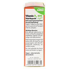 VITAMIN D2 800 Vital-Kapseln vegan Salus 60 Stck - Linke Seite
