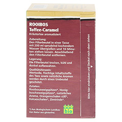 ROOIBOS TEE Toffee-Caramel Krutertee Bio Salus 15 Stck - Linke Seite