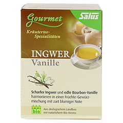 INGWER VANILLE Tee Bio Salus Filterbeutel 15 Stck - Rckseite