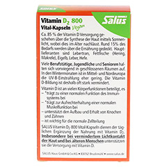 VITAMIN D2 800 Vital-Kapseln vegan Salus 60 Stck - Rckseite