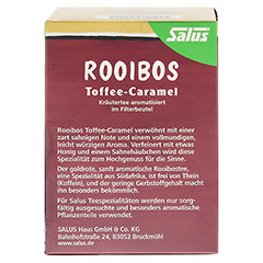 ROOIBOS TEE Toffee-Caramel Krutertee Bio Salus 15 Stck - Rckseite
