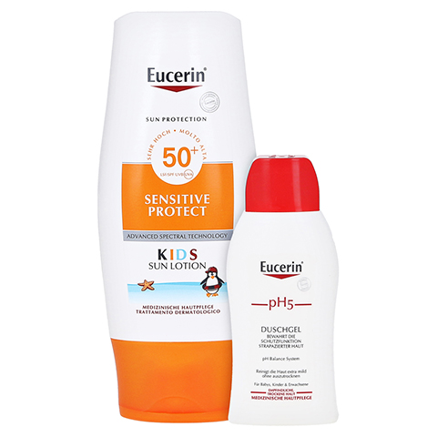 Eucerin Sensitive Protect Kids Sun Lotion LSF 50+ 150 Milliliter