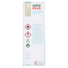 CARE PLUS Anti-Insect natural Spray 100 Milliliter - Rckseite