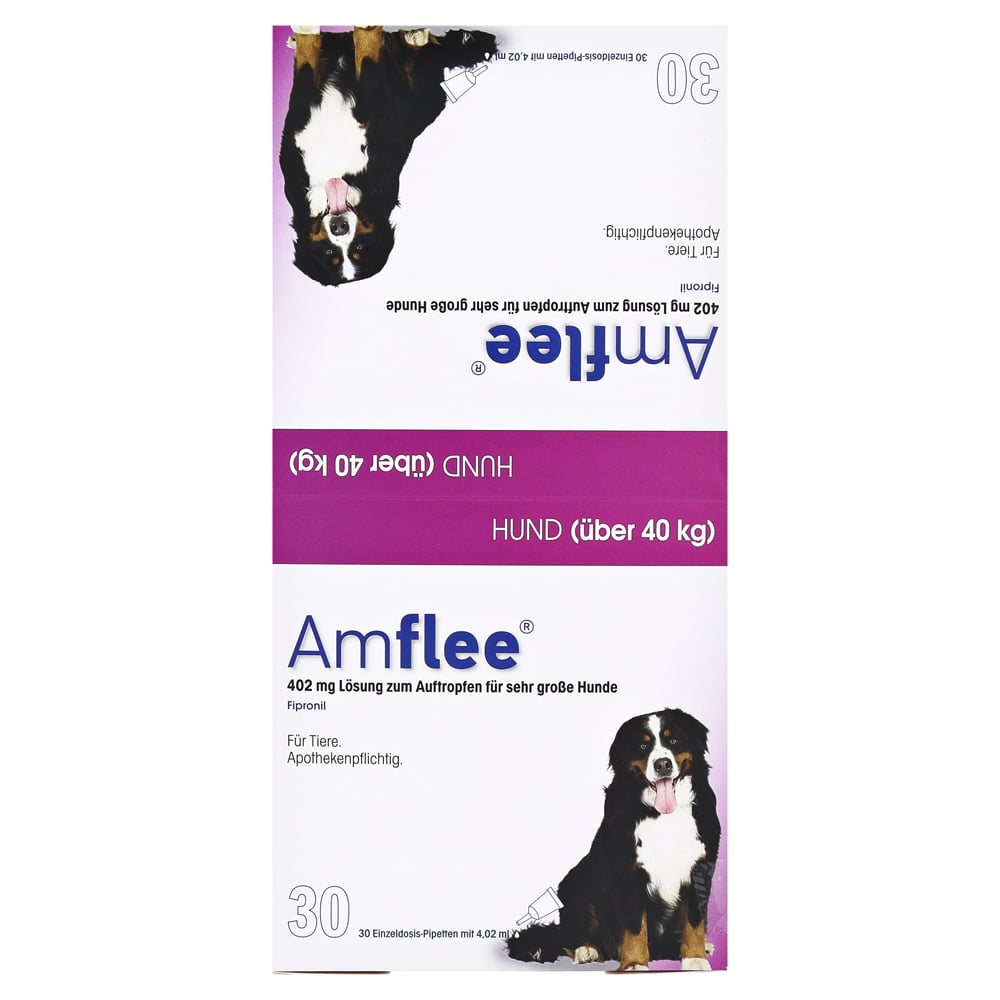 AMFLEE 402 mg Spoton Lsg.f.sehr gr.Hunde 4060kg 30 Stück online