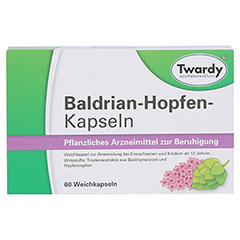 Baldrian-Hopfen-Kapseln 60 Stck - Vorderseite