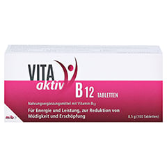 VITA AKTIV B12 Tabletten 100 Stck - Vorderseite