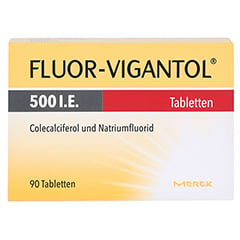FLUOR-VIGANTOL 500 I.E. 90 Stck N3 - Vorderseite