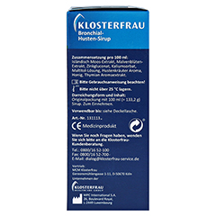 KLOSTERFRAU Bronchial-Husten-Sirup 133 Gramm - Linke Seite