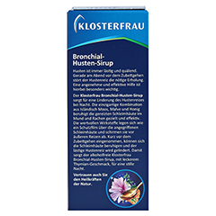 KLOSTERFRAU Bronchial-Husten-Sirup 133 Gramm - Rckseite