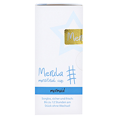 MERULA Menstrual Cup mermaid blau 1 Stck - Rechte Seite